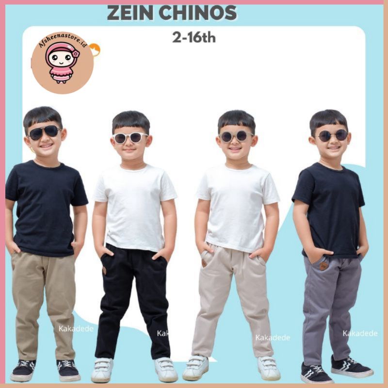 Afsheenastore Celana Panjang Anak zein Chinos By Kaka Dede