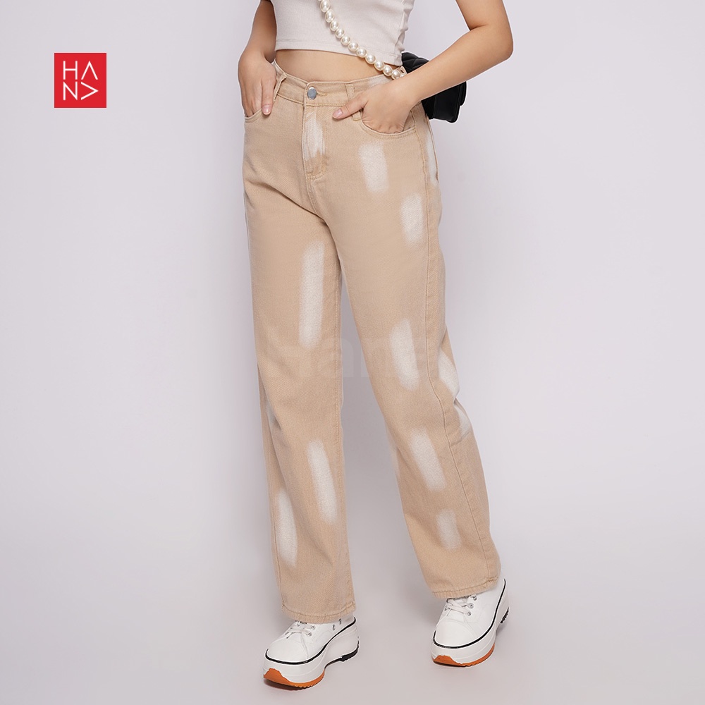 Hanafashion JKT - Gumi Long Jeans Celana Jeans Wanita - JLP037