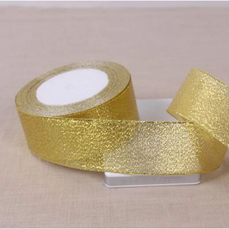 

Pita Glitter Emas dan Perak 2 Inch 5cm per roll