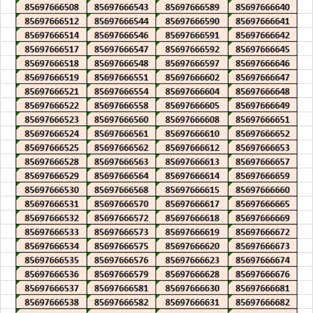 NOMER CANTIK INDOSAT PANCA TRIPLE