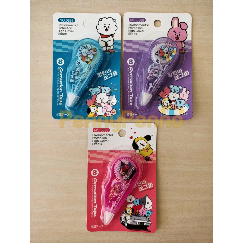 

JC Correction Tape / Tip Ex Kertas BTS 8mm
