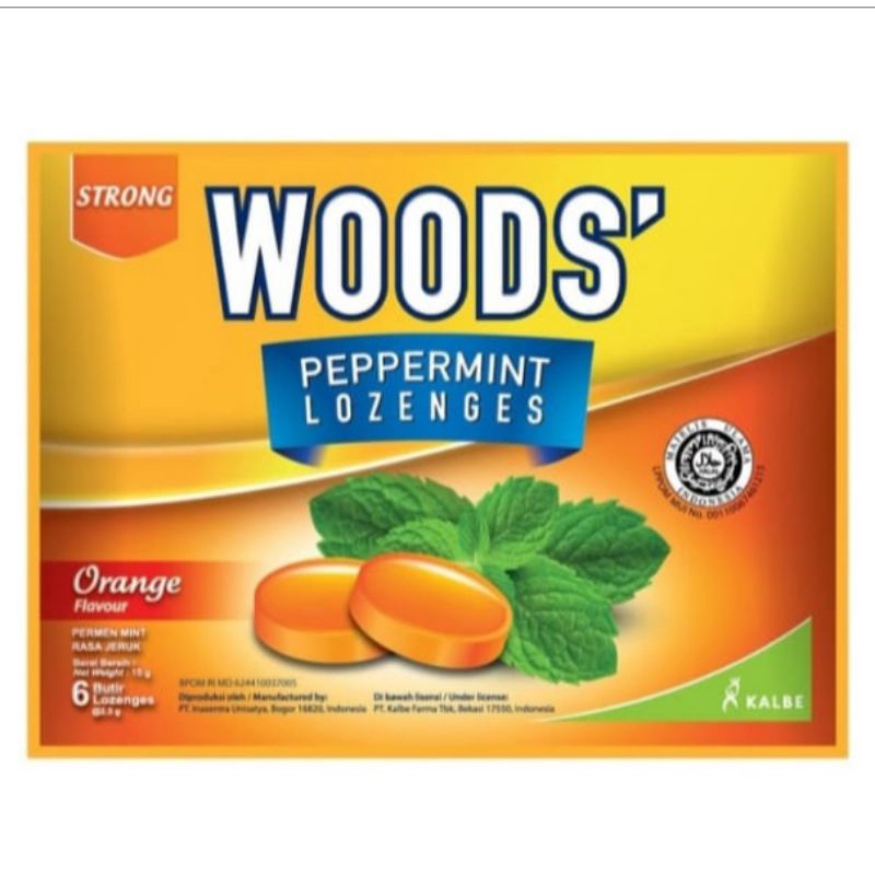 

Permen Woods Loz Orange Pelega Tenggorokan