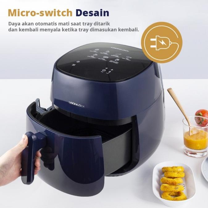 LocknLock Air Fryer 3.2L - EJF273 /Lock & Lock Airfryer stok melimpah
