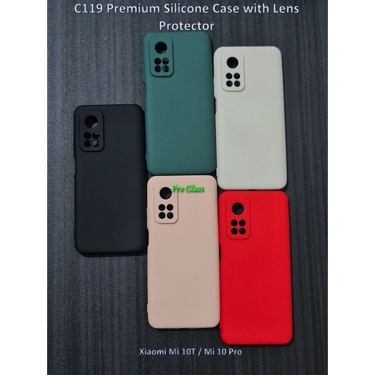 C119 Xiaomi Mi 10T / Mi 10T PRO Matte Silicone Case + Lens Protection