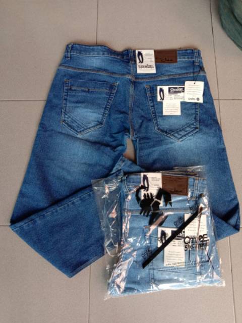 Celana Jeans pria lightblue celana jeans panjang pensil bioblits pria