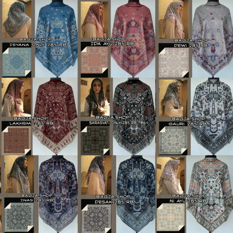 Dian Pelangi Scarf Swastika Series