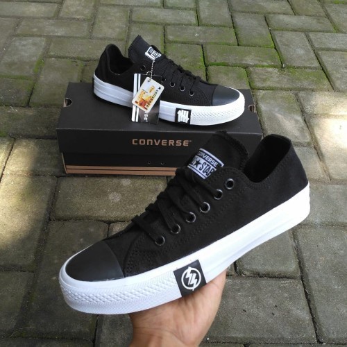 100% Premium Converse CT Flash Chuck Taylor All Star Black/Hitam Pria Wanita Unisex Free Box