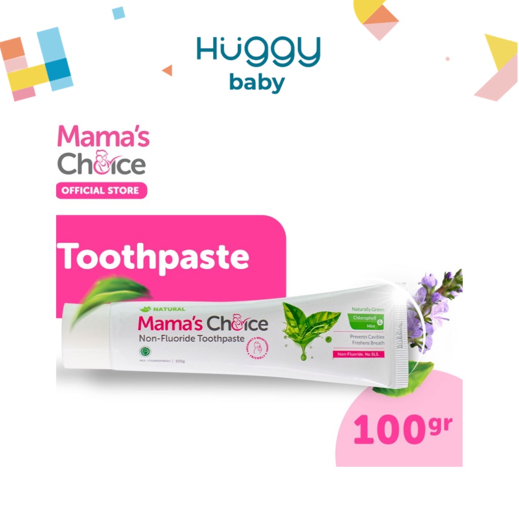 Mama's Choice Non Fluoride Toothpaste | Pasta Gigi Ibu Hamil