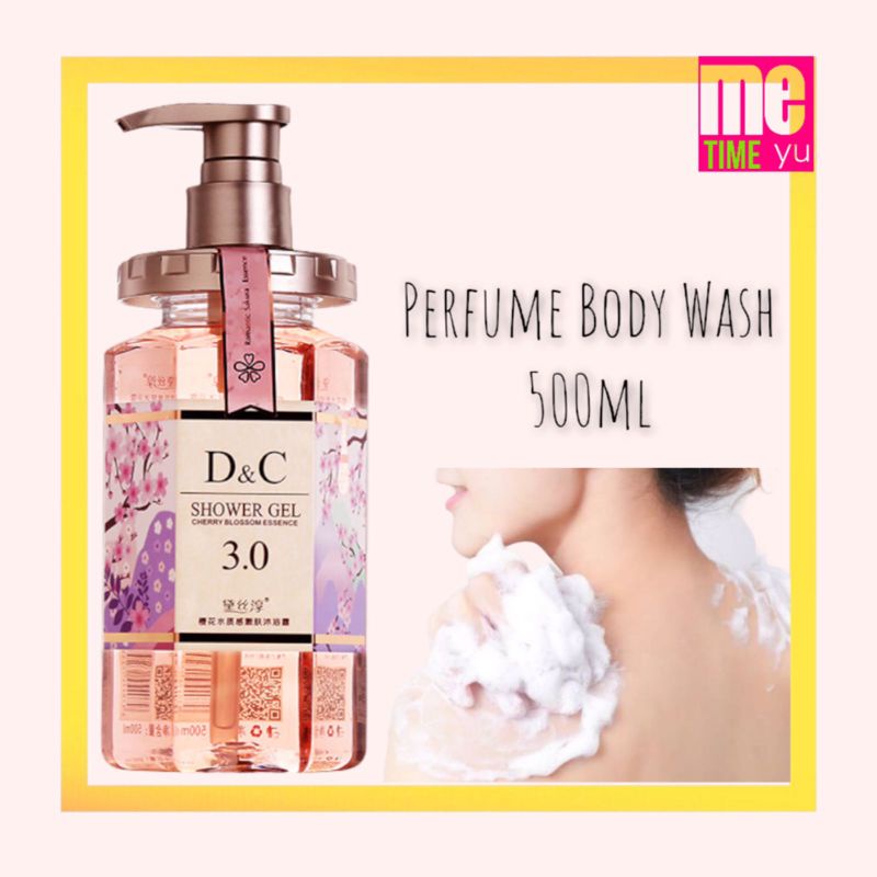 D&amp;C Cherry Blossom 500ml Perfume Body Wash Sabun Mandi Cair Fragrance Shower Gel