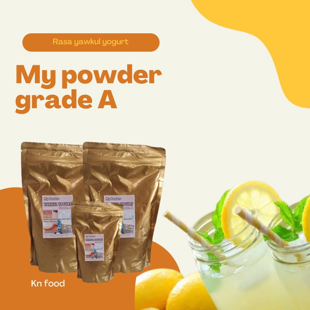 

My Powder Minuman Rasa Yawkul Yogurt Grade A 500 Gram