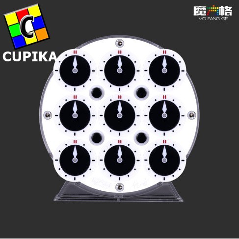 Puzzle QiYi Magnetic Clock QiYi M Magnetic Full Rubik Magic Clock