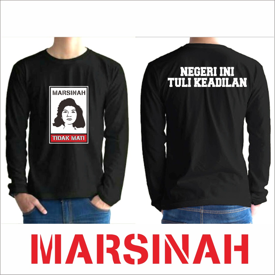 Morning-Kaos Aktivis Indonesia-Kaos Tokoh-Kaos Distro-Kaos lengan panjang-aktivis Marsinah