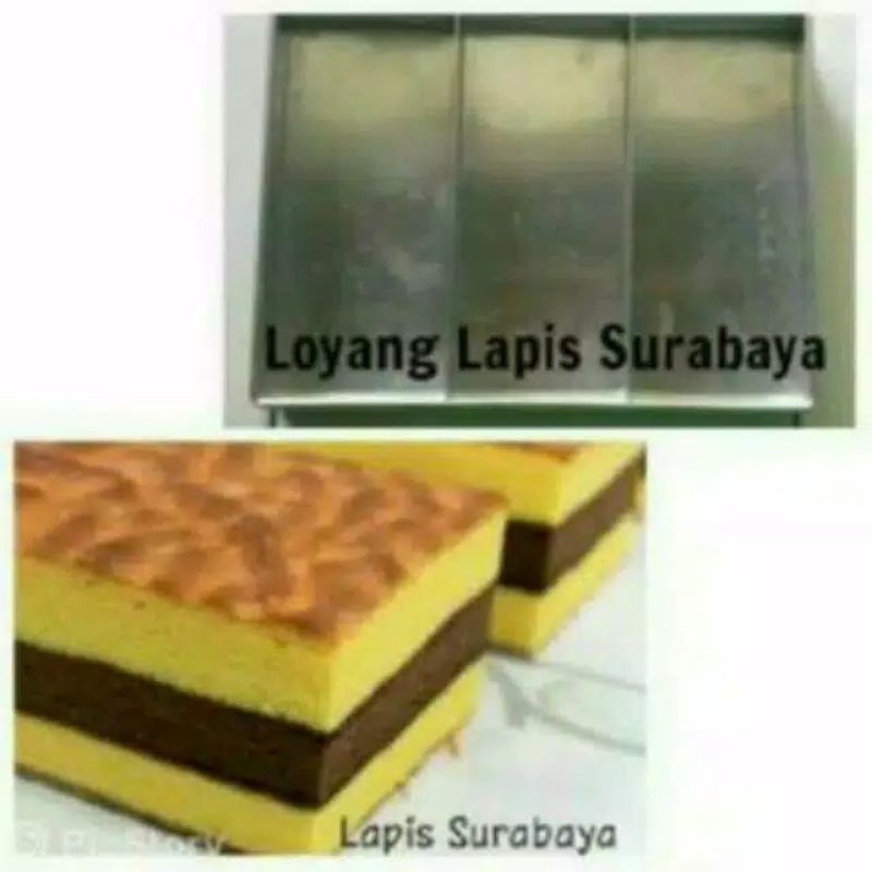 Loyang spiku sekat 3 Loyang Kue lapis Surabaya