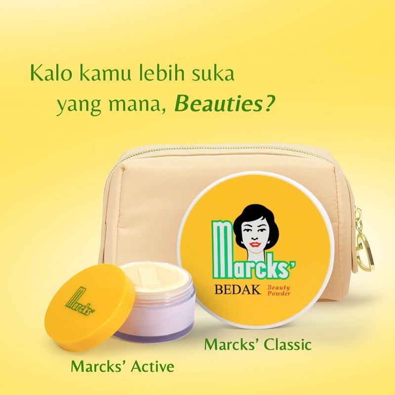 `ღ´ PHINKL `ღ´ Marcks bedak tabur BULAT loose powder wajah jadul by kimia farma serap minyak face