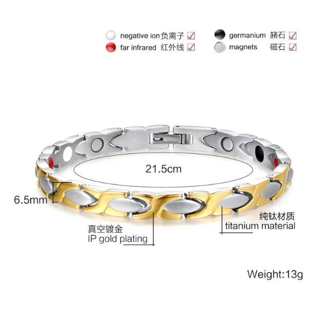 GELANG KESEHATAN MAGNET ION GERMANIUM INFRARED ORIGINAL BERKUALITAS