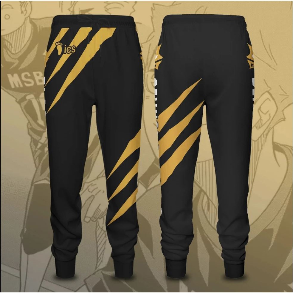 Celana Jogger ICS Haikyu MSBY Black Jackals