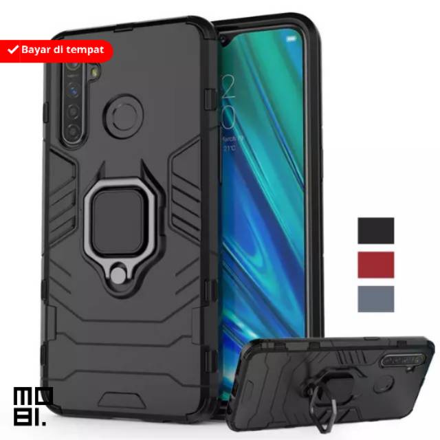 REALME 5 PRO - CASE CASING HARDCASE HARD CASE TRANSFORMER RINGSTAND