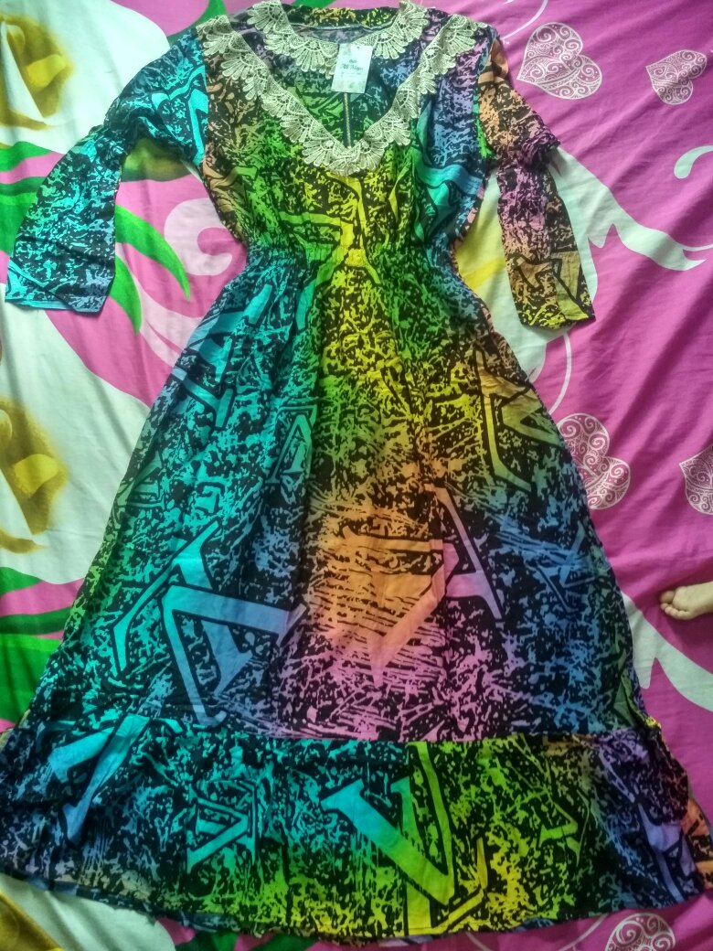 Premium Grosir Gamis Busana Muslim Rayon Batik Ibu Wanita Busui Jumbo Murah Kekinian Terbaru 2021