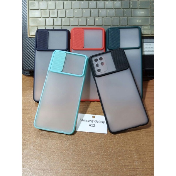 Samsung A12 CASE BUMPER CHOICE+PROTEKTOR PENUTUP KAMERA