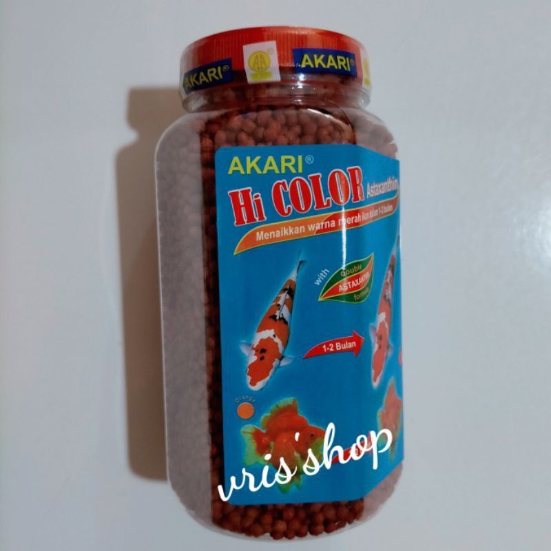 

Akari Hi Color Astaxanthin 300gr pakan ikan koi koki louhan parrot