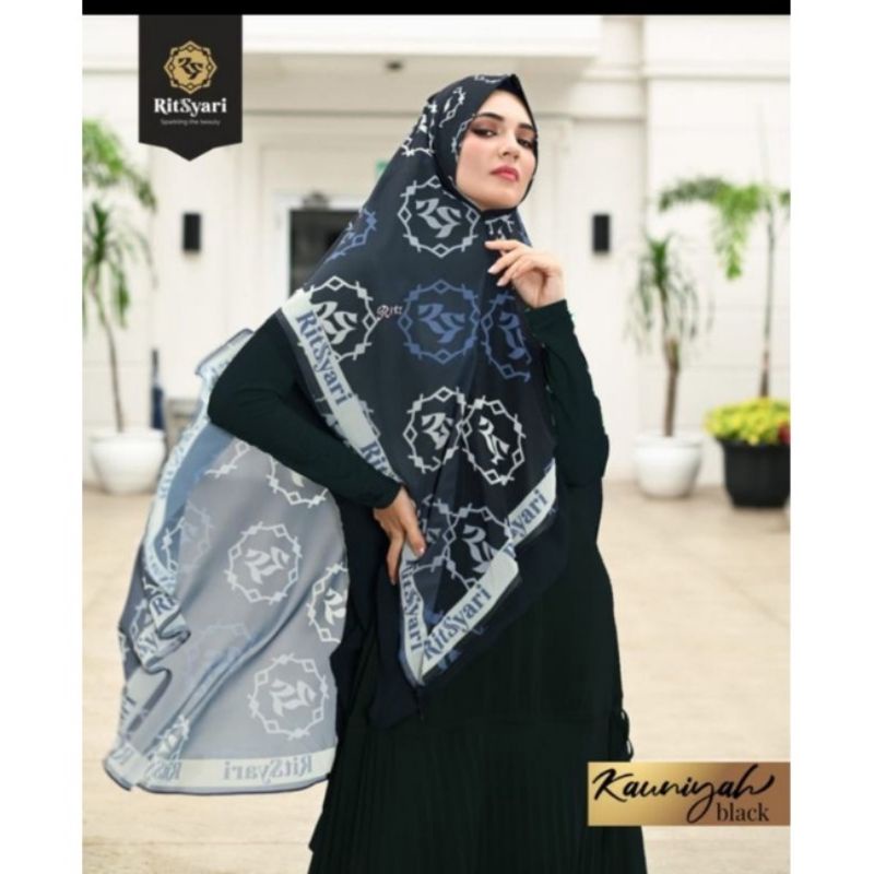Khimar printing by Ritz syar'i Preloved