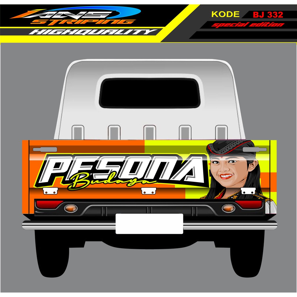 STIKER MOBIL GRANMAX PICK UP / DECAL STICKER GRANMAX / STICKER BAK GRANMAX