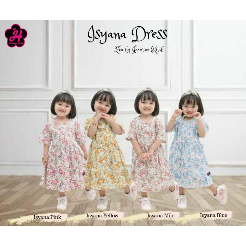 Home Dress Daster Anak Isyana Zea by Jasmine Hijab