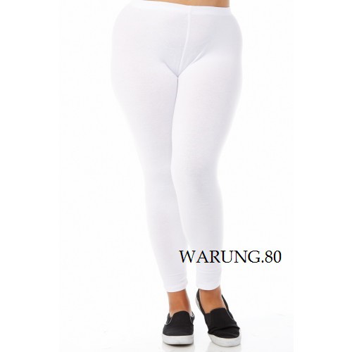Legging wanita panjang - Putih ( XL )