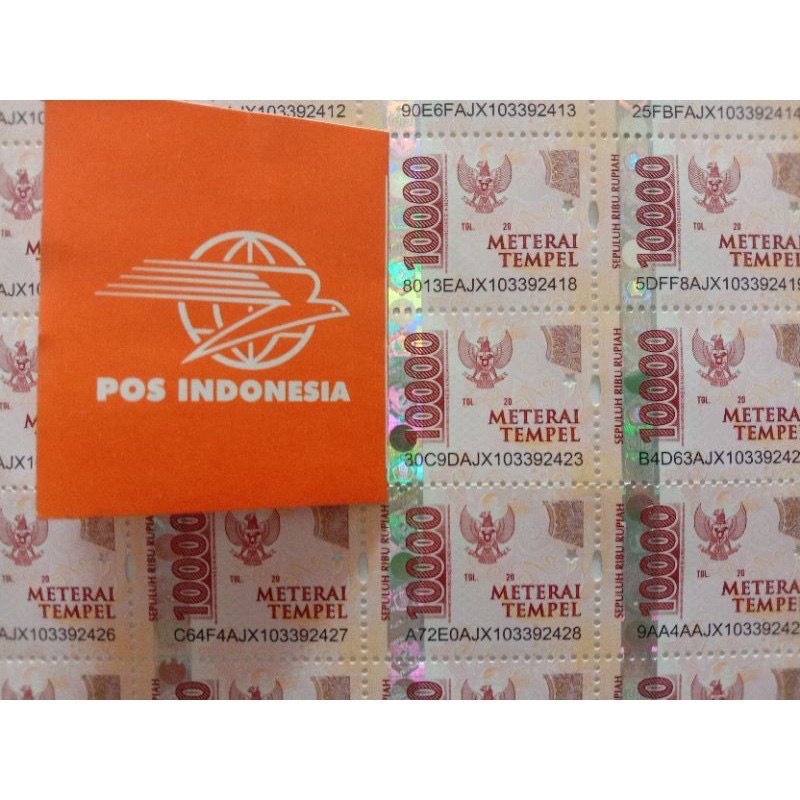 

MATRAI 10,000 ASLI POS INDONESIA