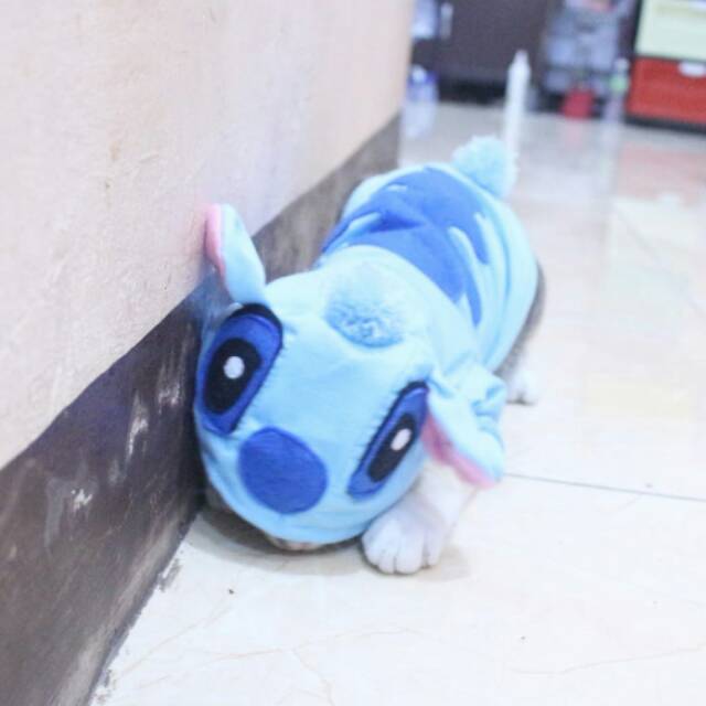 Kostum stitch &amp; lilo untuk kucing dan anjing lucu / baju kucing murah size S M L XL