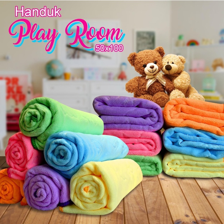 Handuk Anak Bayi 50x100 Lembut Motif Karakter Lucu Termurah