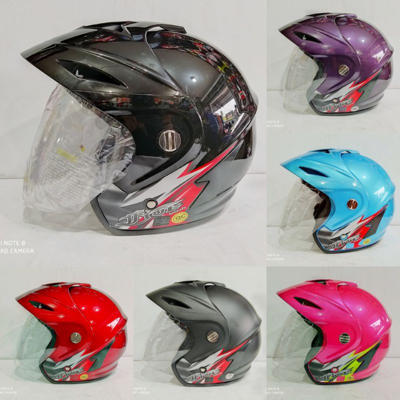Helm TGP JP5 Ukuran XL fit XXL/Helm SNI-Helm Dewasa-Helm Cewek Cowok-Helm