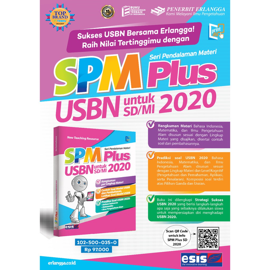 Buku Un Spm Plus 2020 Usbn Sd Mi 2020 Erlangga Kelas 6 Usbn 2020 Un 2020 Shopee Indonesia