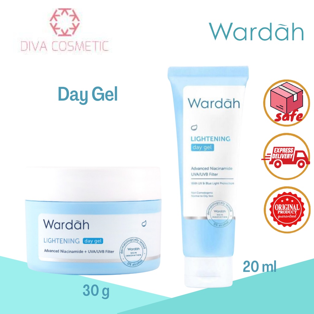 Jual Wardah Lightening Day Gel 20 ml & 30 gr Moisturizer Shopee