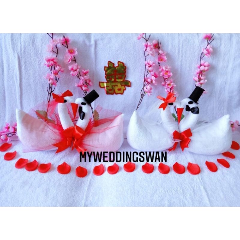 Handuk Angsa Hantaran Pernikahan