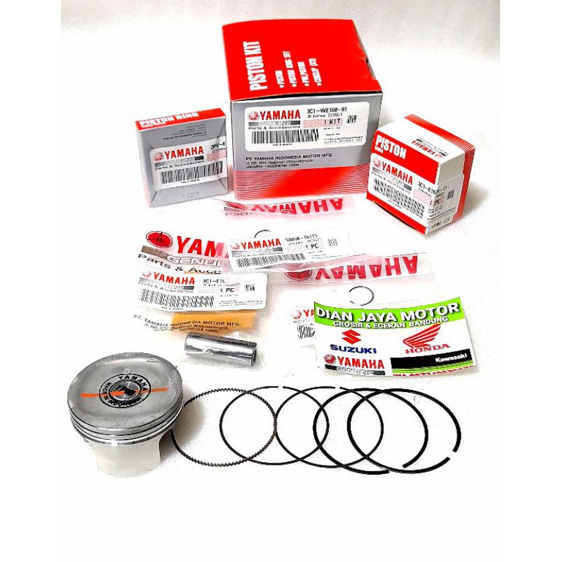 PISTON KIT YAMAHA VIXION NEW VIXION OLD MX KING ORIGINAL YAMAHA 100%