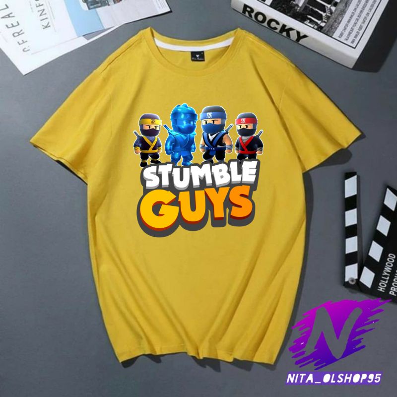 baju stumble guys ninja kaos anak stumble guys karakter