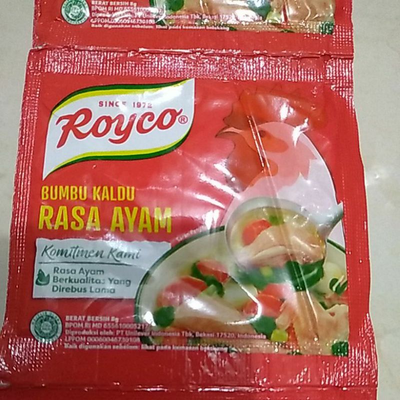 Royco Ayam  atau Sapi 1 renceng ( 12 sachet x 8gr )