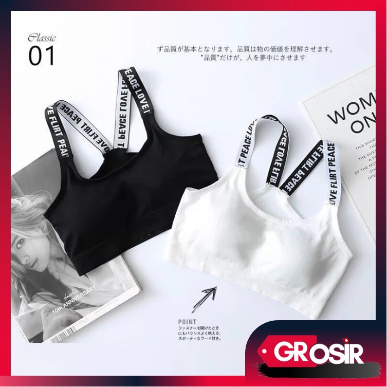 Grosir - F178 Sport Bra Pakaian Dalam Wanita Hight Quality / Pakaian Dalam Wanita