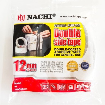 

Double Side Tape Nachi 12mm - Isolasi Perekat 2 Sisi