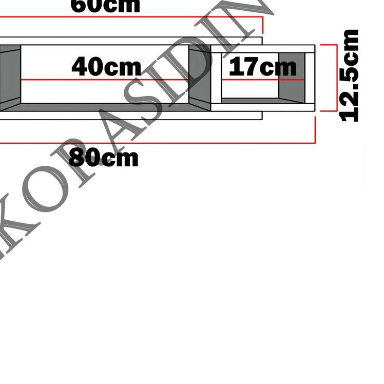 ✪ rak ambalan dinding minimalis - AD10 / rak tv gantung ambalan tv gantung / hiasan dekorasi dinding