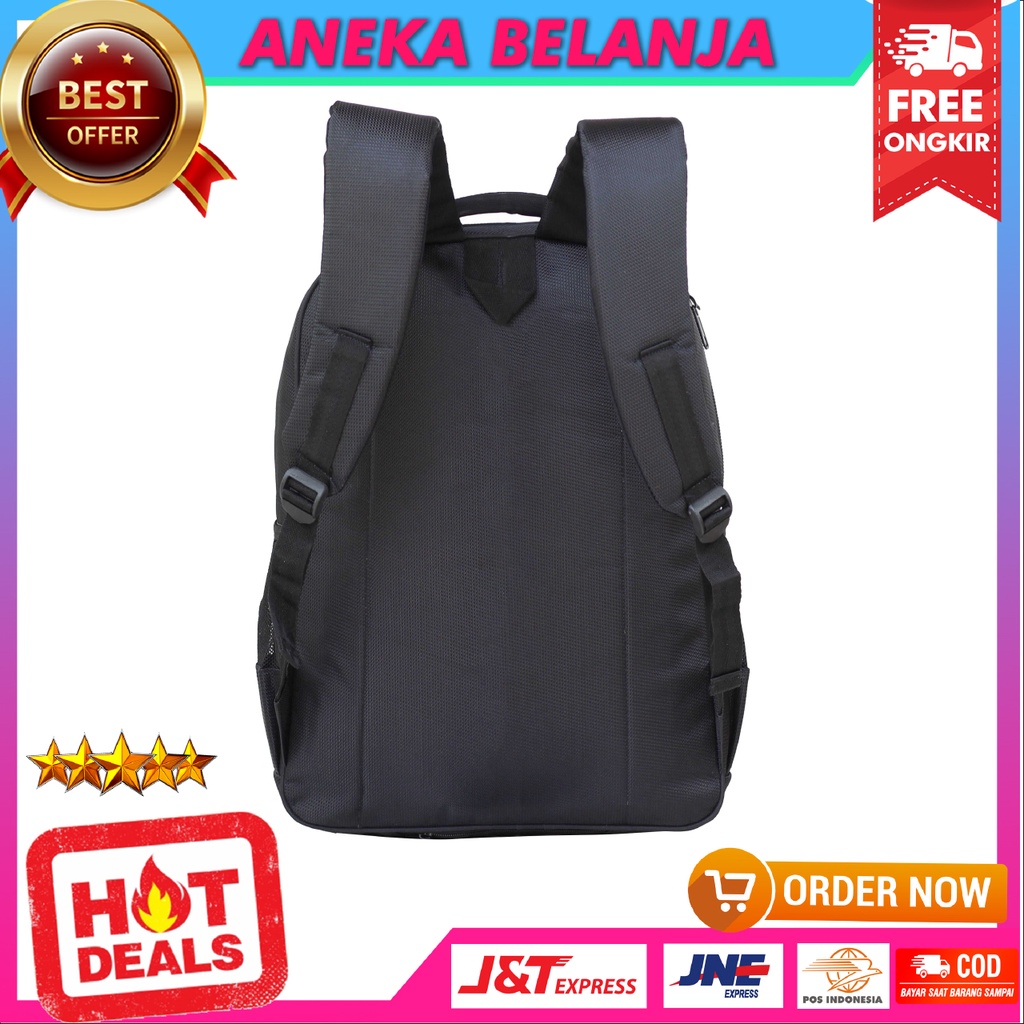 Tas Ransel Cowok Trendy Kekinian Ransel Rebound Hitam List Merah Free Raincover Murah Berkualitas Backpack Pria Sekolah Kuliah Kerja Hangout Free Slot Laptop Bahan Awet Tebal Terlaris