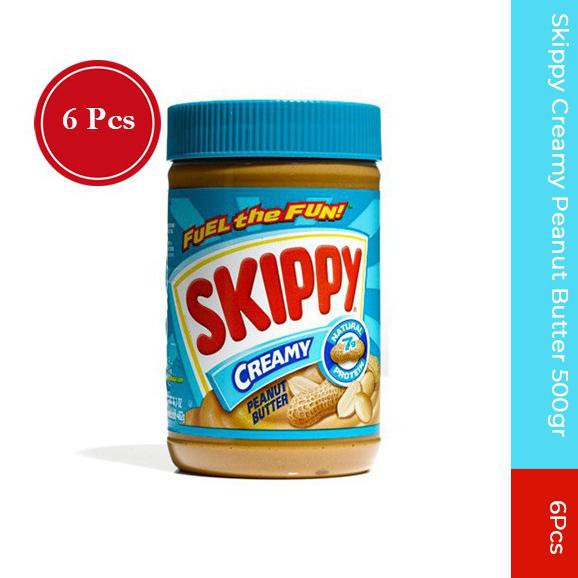 

Discount Skippy Creamy Peanut Butter 500gr Bundle 6Pcs