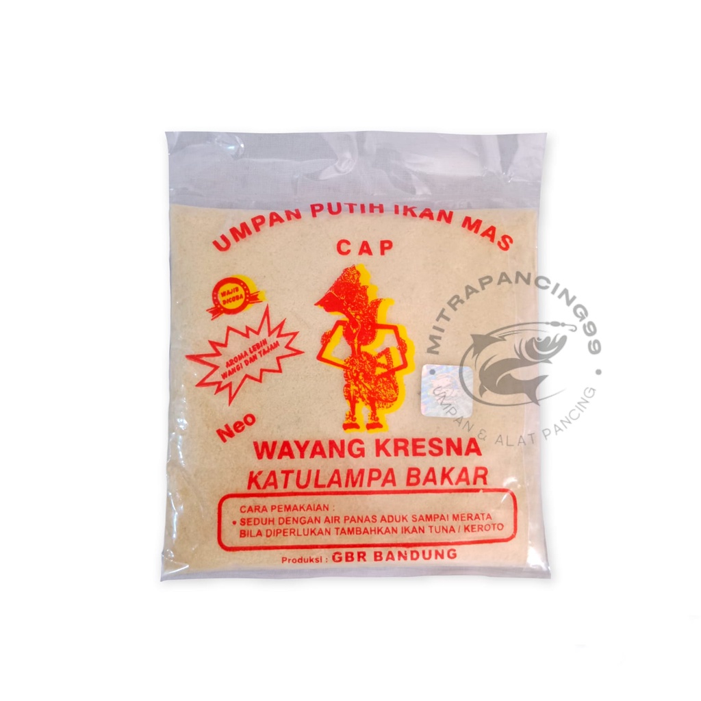 Umpan Putih Ikan Mas Katulampa Bakar - Umpan Pancing Cap Wayang Kresna