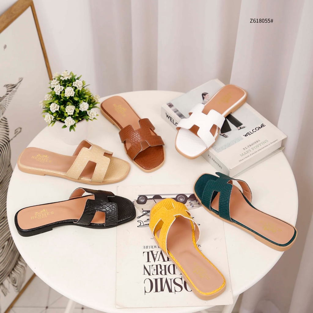 618055HERMES ORAN SANDAL SNAKESKIN Z618055 SEMPREM QUALITY