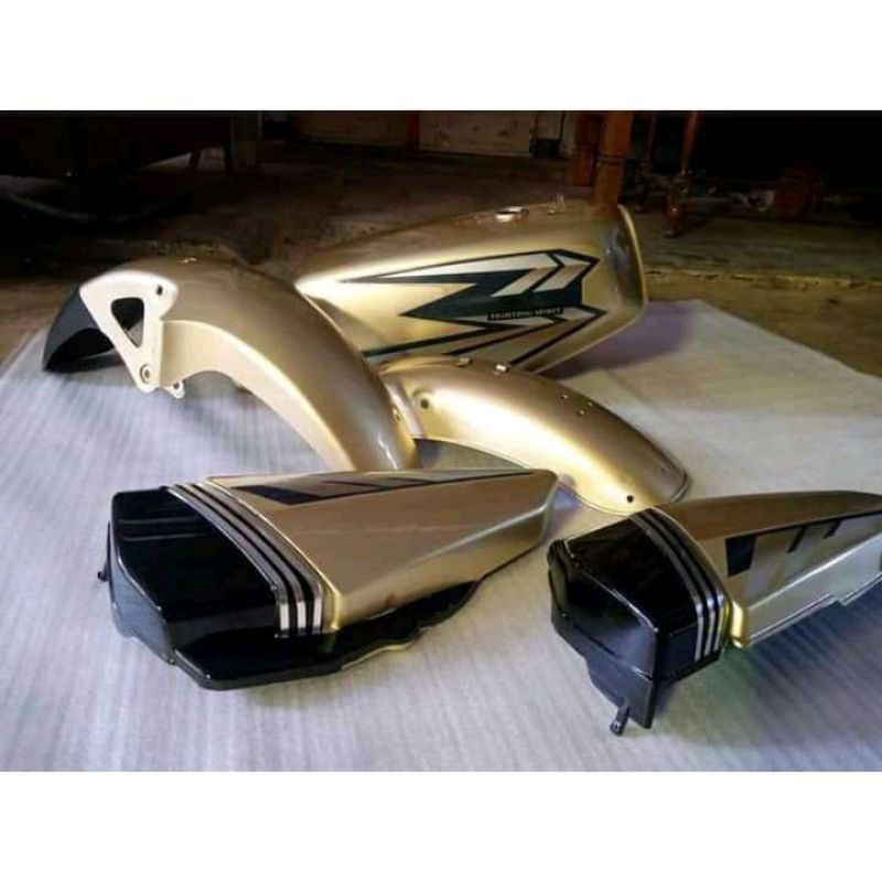 body set yamaha rx king warna gold tahun 2002