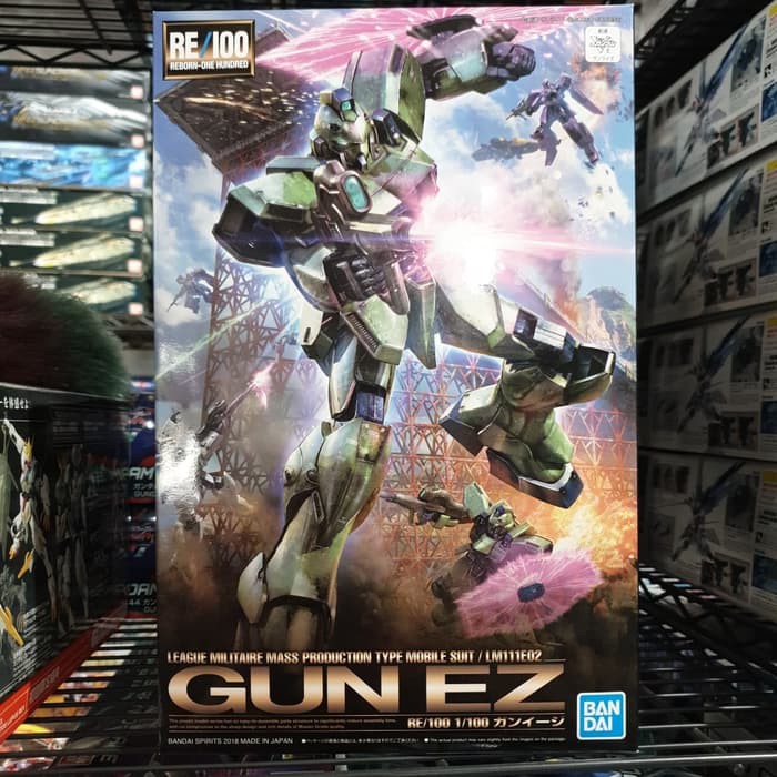 RE 1/100 Gun EZ Bandai Gundam