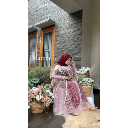 BestSeller Terbaru Baju Gamis Dress Outer Jameela Luxury by Javina Katun mix Organza