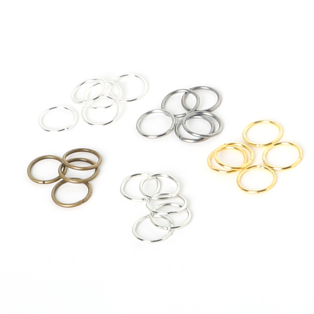 500pcs / Lot Cincin Terbuka Bahan Alloy Ukuran 0.5x3mm Untuk Perhiasan Diy