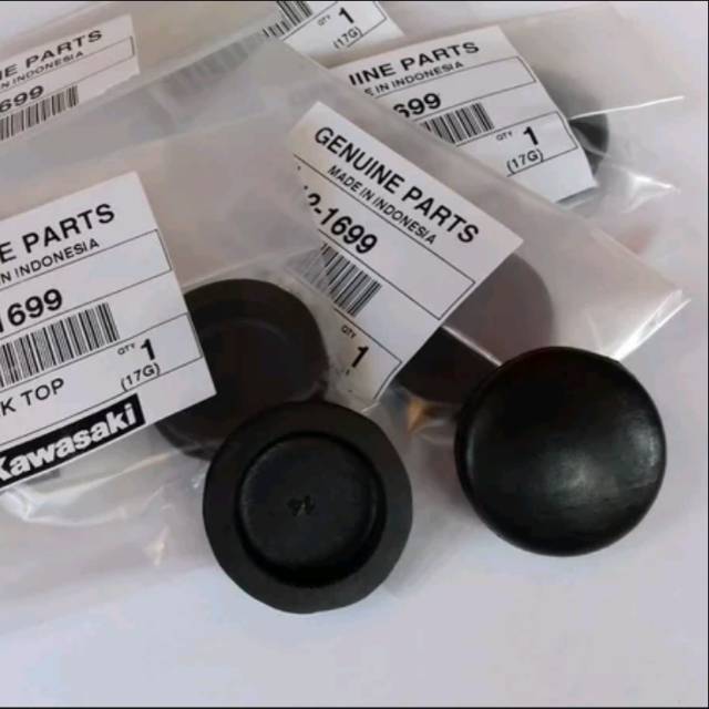 karet tutup AS shock depan ninja r ninja ss original
